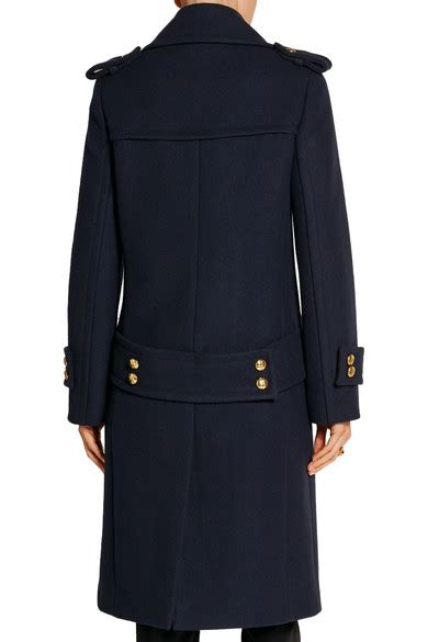 michael kors double-breasted wool coat netaporter grey|Wool Melton Double.